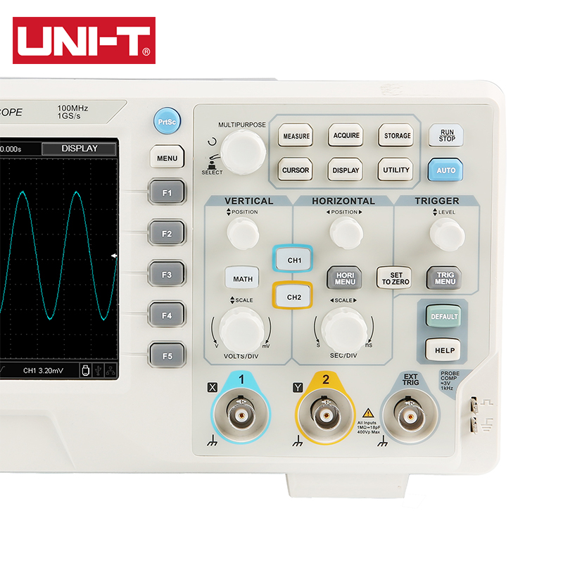 UNI-T Digital Oscilloscope UTD - Digital Storage Oscilloscope 100Mhz 评论和价格