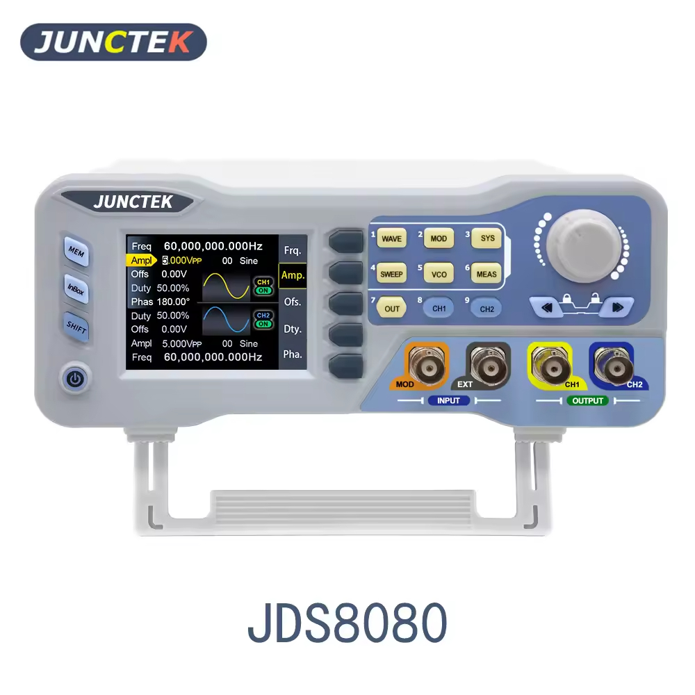 JDS8080 JUNCTEK 80MHz Dual Cha - Function Arbitrary Waveform Generator 评论和价格